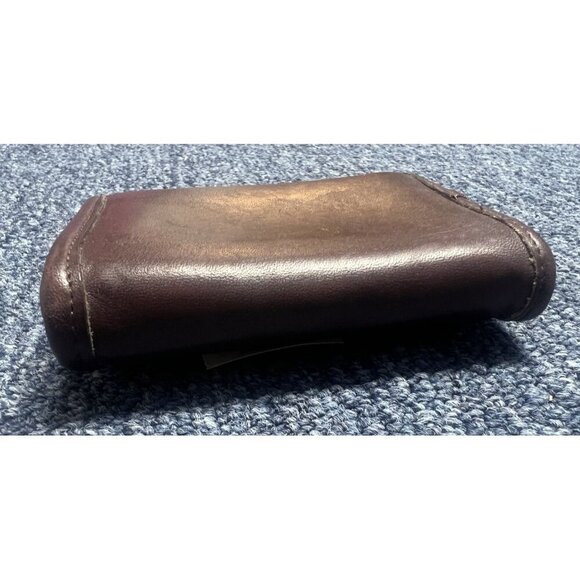 Coach Vtg Glove Tanned Mahogany Leather Multifunction Coin Purse Wallet WOW - Picture 5 of 11